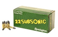 Malorážkové náboje Remington .22 LR HV HP Subsonic