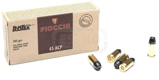 Pistolový náboj Fiocchi .45 ACP BLACK MAMBA 