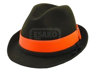 Reflexní pásek na klobouk oranžový