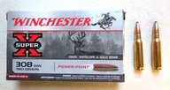 Kulové náboje náboj Winchester Super X 308 Win. Power Point 11,7g
