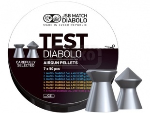 Diabolo JSB Match TEST pro pušku .177, 4,5mm