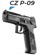 Pistole CZ P-09 černá s vypouštěním a pojistkou