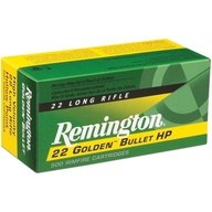 Malorážkové náboje Remington .22 LR HV HP Golden Bullet