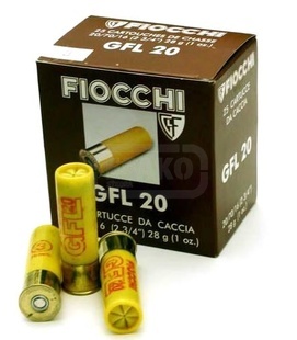 Brokové střelivo Fiocchi 20 GFL 3,3mm