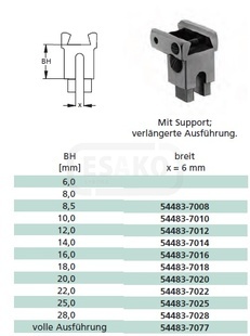 Klapková montáž s výstupem 70°
