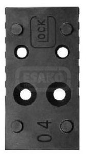 Adapter MOS 04 pro Glock 25,5mm pro Leupold, Eotech