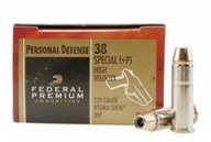 Revolverové náboje Federal Premium .38 Spec.+P 129GR Hydra - Shok JHP