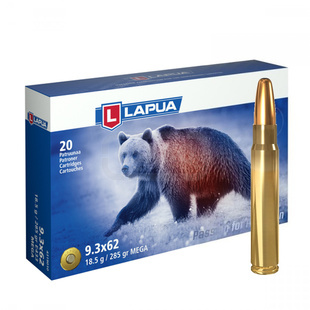 Kulový náboj Lapua 9,3X62 MEGA, E433, SP, 18,50G, 285GR