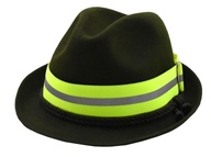 Reflexní pásek na klobouk s proužkem zelený