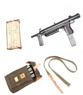 Samonabíjecí puška SA vz. 26 + zásobníky, sumka řemen