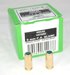 Startovací akustické náboje P.A. Blanc  9mm pistole