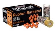 Brokové střelivo s gumovým projektilem 12/70 Sterling Rubber BuckShot 3,4 g