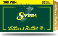 Kulové náboje S&B 308 Win. Sierra SBT 11,7g