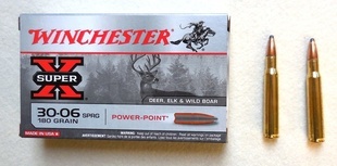 Kulové náboje Winchester Super X 30-06 Spr. Power Point 11,66g