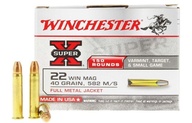 Náboj Winchester 22 WMR se střelou FMJ 40gr