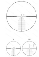 Puškohled Vector Optics 5-30x56