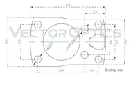 Kolimátor Vector Optics Frenzy-S 1x17x24 MIC Pistol Red Dot
