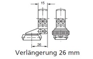 Otočná montáž Recknagel Schwenk (švenk) SAKO 75, 85, 26mm