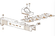 Adapter MOS 5 pro Glock 27,5mm pro Docter, Meopta, Insight, Vortex