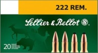  Kulové náboje S&B 222 Remington SP 