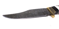 Lovecký nůž z damaškové ocele